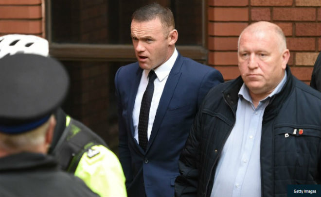 Rooney lãnh án cực nặng do lái xe khi say sỉn