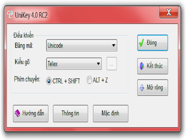 Cách tải unikey 4.0 và hướng dẫn sử dụng unikey 4.0