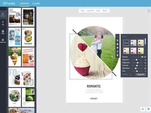 App cắt ảnh FotoJet Collage Maker