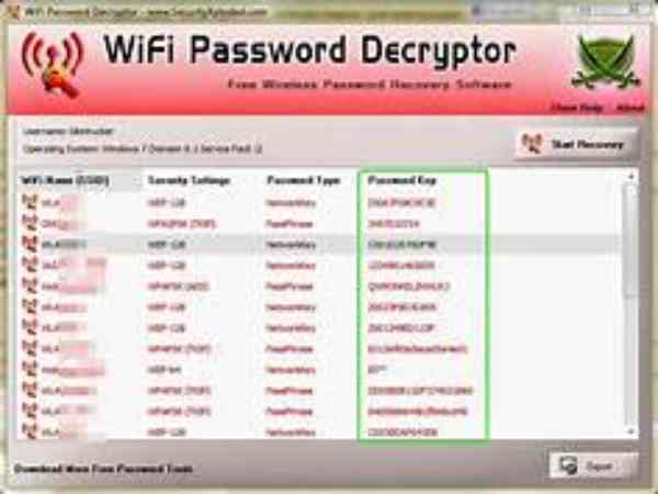 Wi-Fi Password Decryptor