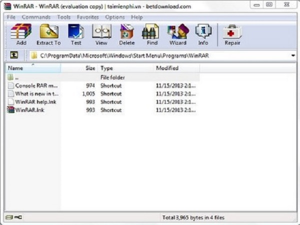 Phần mềm WinRAR