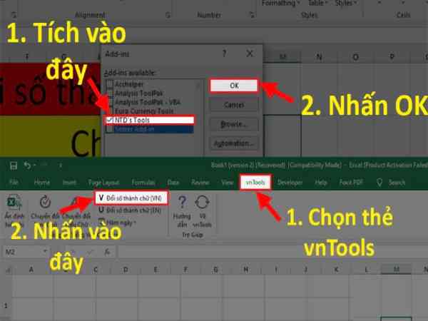 Cách sử dụng VnTools đổi số thành chữ