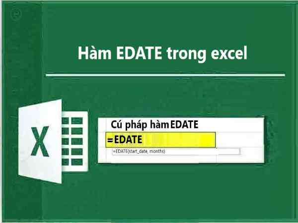 Cách dùng hàm EDATE để tính ngày hết hạn của sản phẩm