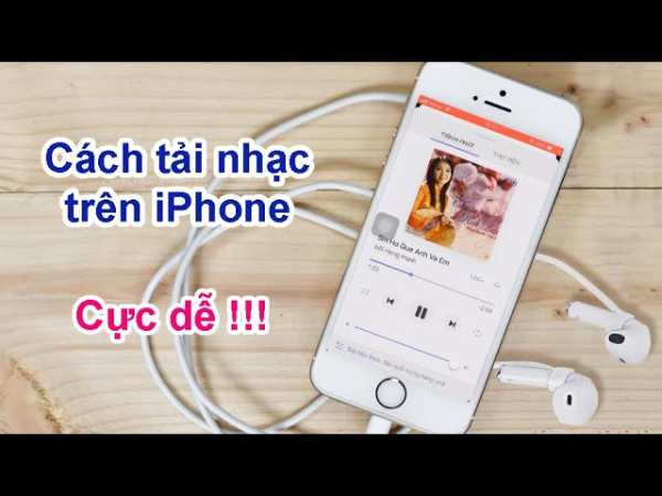 cách tải nhạc về iphone