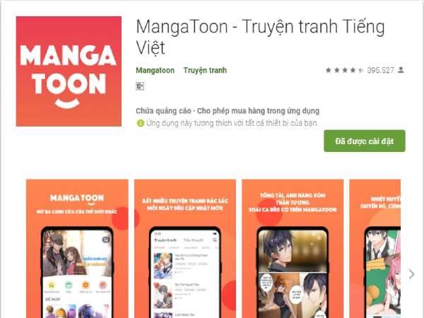MangaToon – Ứng dụng đọc truyện đam mỹ