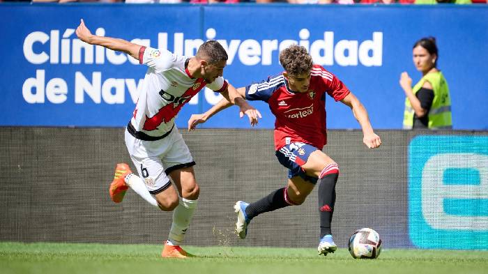 Soi kèo châu Á Osasuna vs Rayo Vallecano, 3h00 ngày 16/12