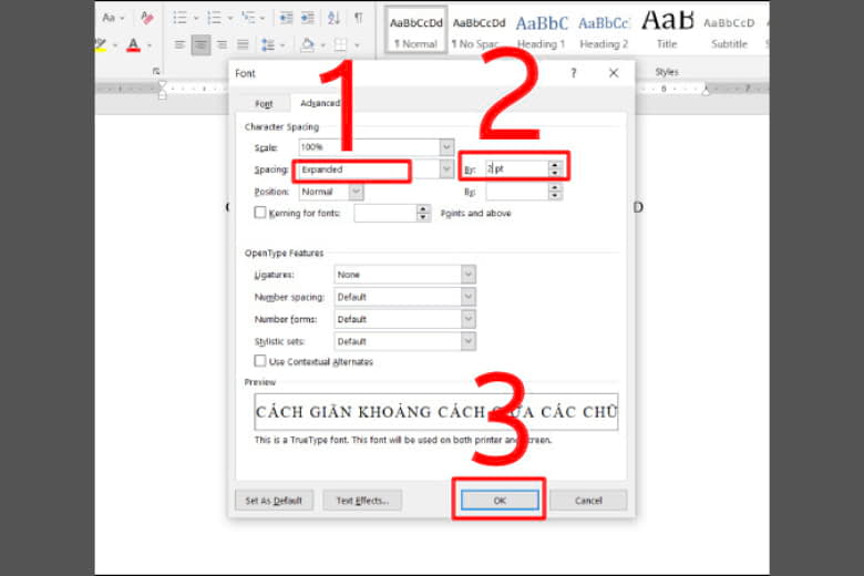 Chọn Expanded Chọn Expanded