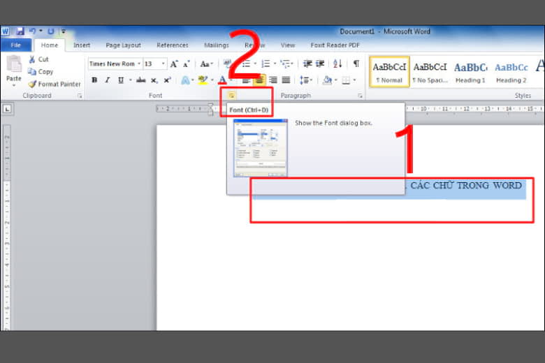 Đối với Word 2007, 2010 Đối với Word 2007, 2010