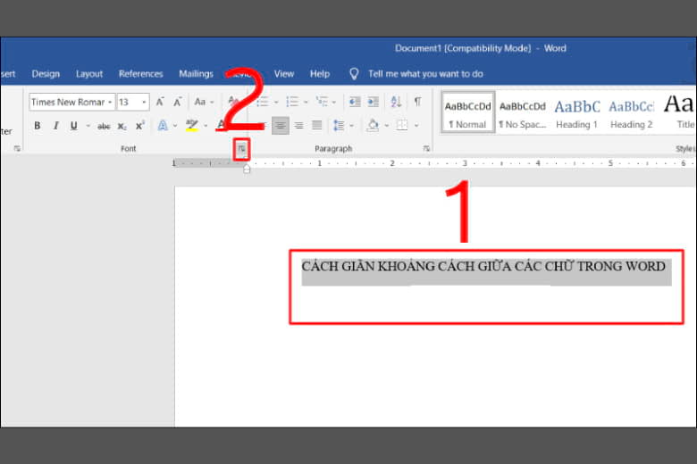 Phiên bản Word 2013, 2016, 2019 Phiên bản Word 2013, 2016, 2019