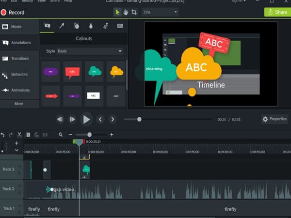 Phần mềm Camtasia là gì