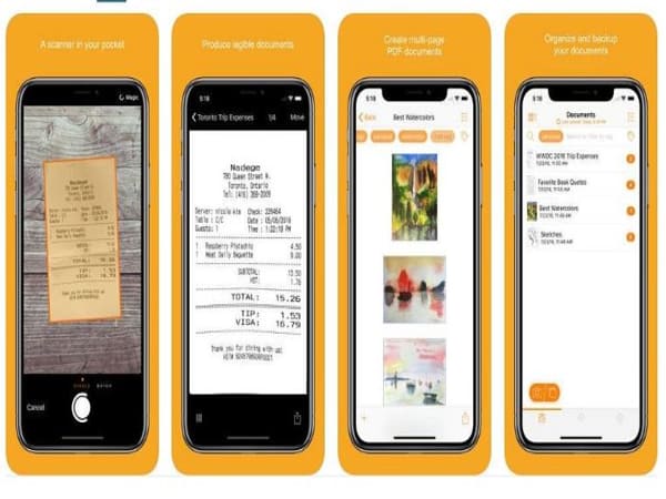 Phần mềm scan trên iPhone