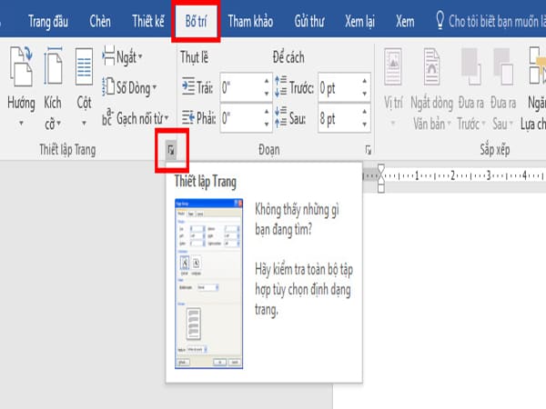 Vào tab Page Layout, chọn Margins (Lề).