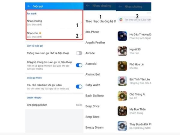 Cách đổi nhạc chuông Zalo trên Samsung