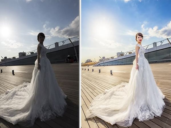 Công thức chỉnh ảnh ngược sáng