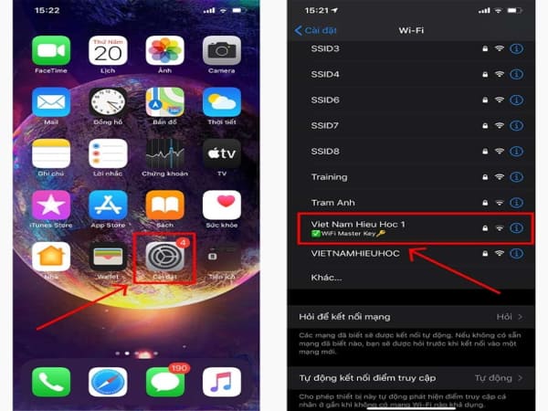 Cách bẻ khóa mật khẩu Wifi trên điện thoại iPhone đơn giản chỉ với 2 bước.
