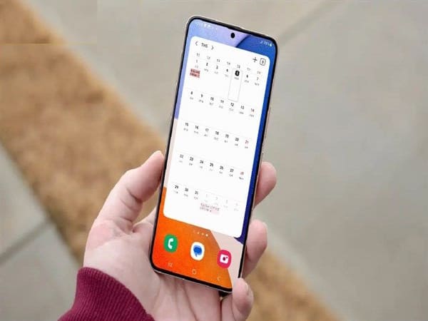 Cách đưa lịch ra màn hình điện thoại Samsung