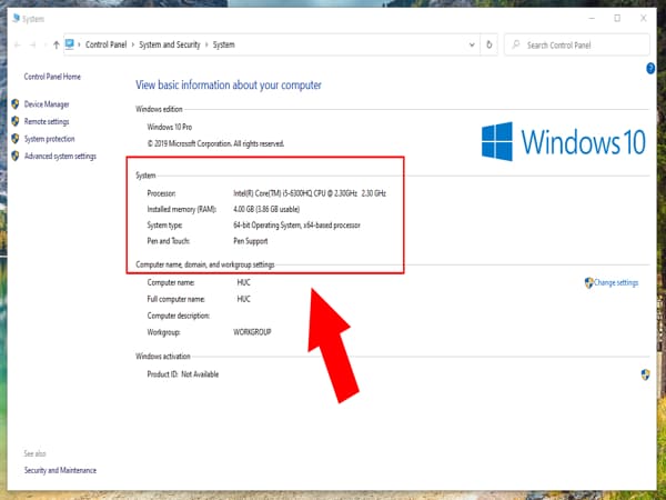 Cách Kiểm Tra Thông Tin Máy Tính Windows 10