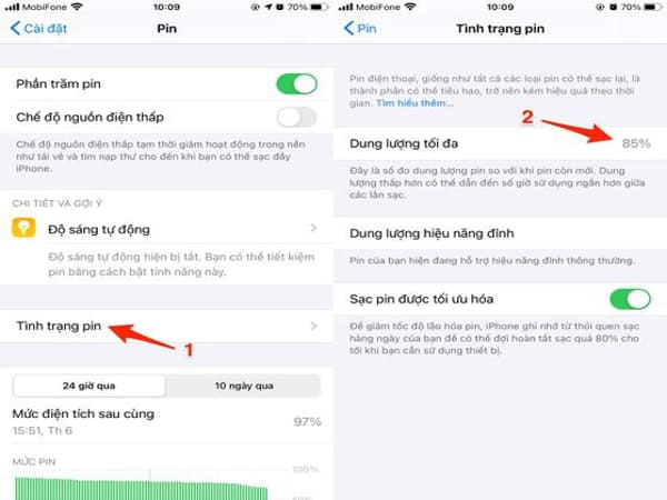 Cách xem số lần sạc pin iPhone chi tiết nhất