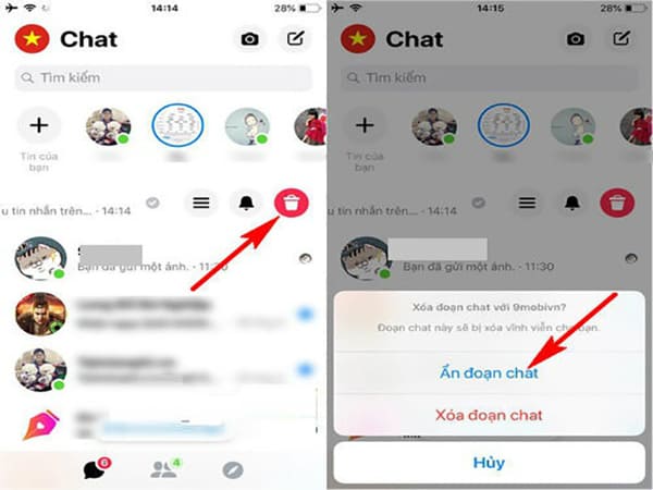 Cách xóa toàn bộ tin nhắn trên Facebook Messenger